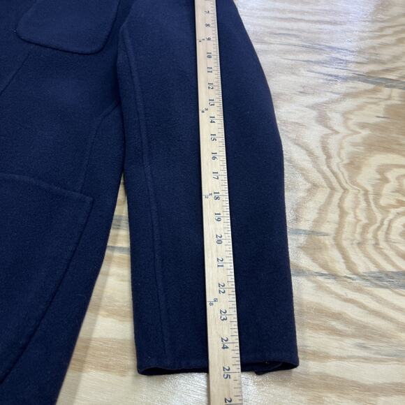 J Crew Blazer Wool Unstructured Sport Coat Jacket Casual Blue Size XL Preppy - Picture 12 of 16